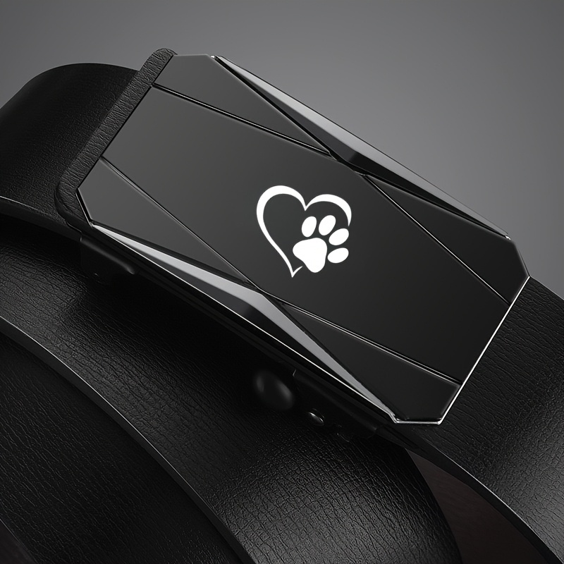 Men's Dog Paw Belt with Automatic Buckle